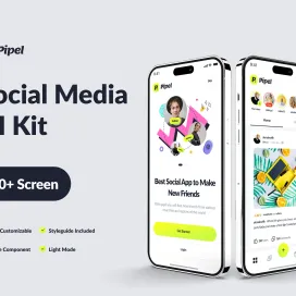 Pipel Social Media App UI Kit